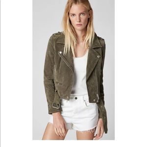 COPY - COSTES Suede green coat